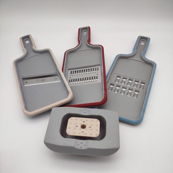 Kuhn Rikon Set of 3 Nesting Double Edge Slicer & Grater Set K92192 FARMHOUSE - Picture 5 of 9